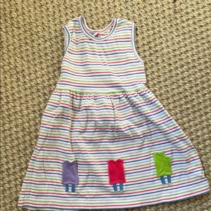 Florence Eiseman Striped Dress with Popsicle Appliqués